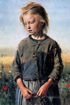 漁師の少女 1874年 イリヤ・レーピン Oil Paintings
